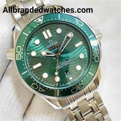 omega watch green dial square face 80s 70s automatic|omega watch serial number identification.